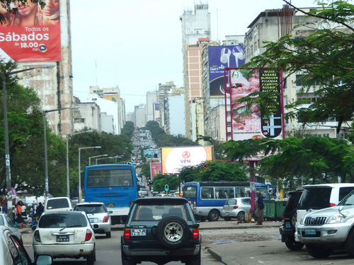 Downtown Maputo.